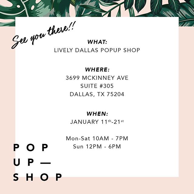 Wear LIVELY Pop-up – West Village